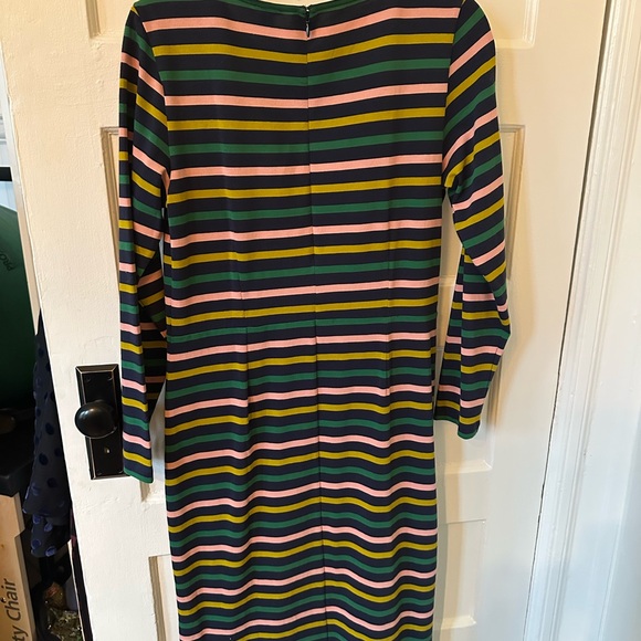 J. Crew Cotton Striped Long Sleeve Dress - Picture 2 of 8